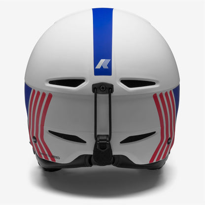 FAITO K-Way - Helmets - Helmet - UNISEX - WHITE-BLUE LOGO-RED LOGO