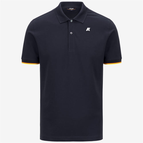 VINCENT PIQUE - Polo Shirts - Polo - MAN - BLUE DEPTH