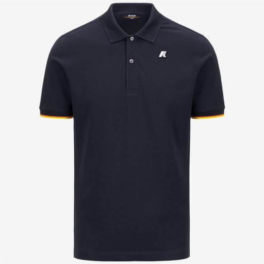 VINCENT PIQUE - Polo Shirts - Polo - MAN - BLUE DEPTH