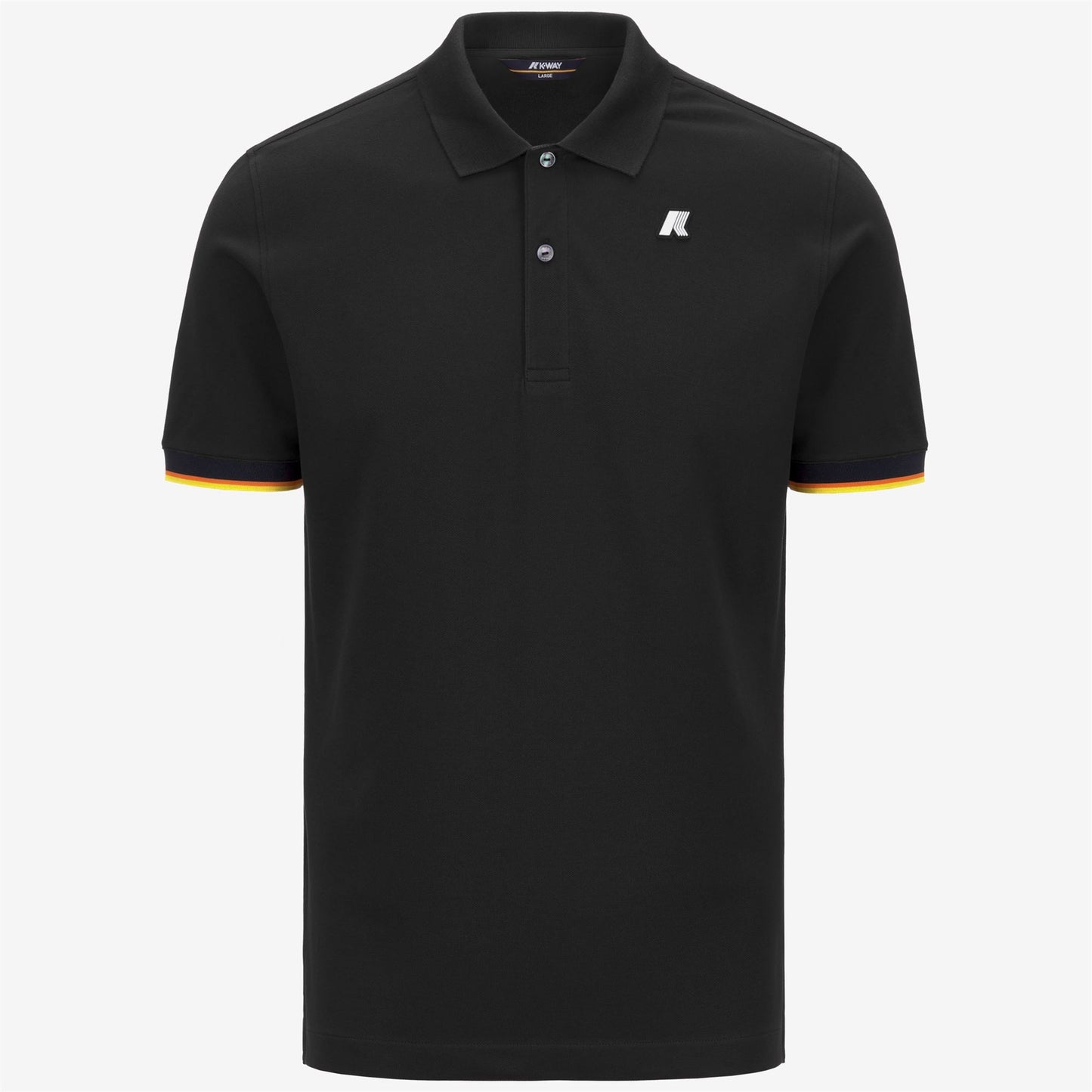 VINCENT PIQUE - Polo Shirts - Polo - MAN - BLACK PURE