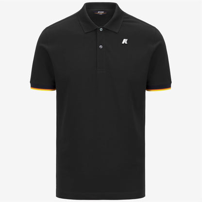 VINCENT PIQUE - Polo Shirts - Polo - MAN - BLACK PURE