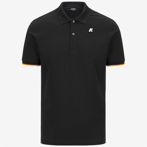 VINCENT PIQUE - Polo Shirts - Polo - MAN - BLACK PURE
