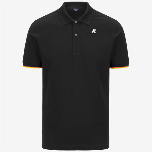 VINCENT PIQUE - Polo Shirts - Polo - MAN - BLACK PURE
