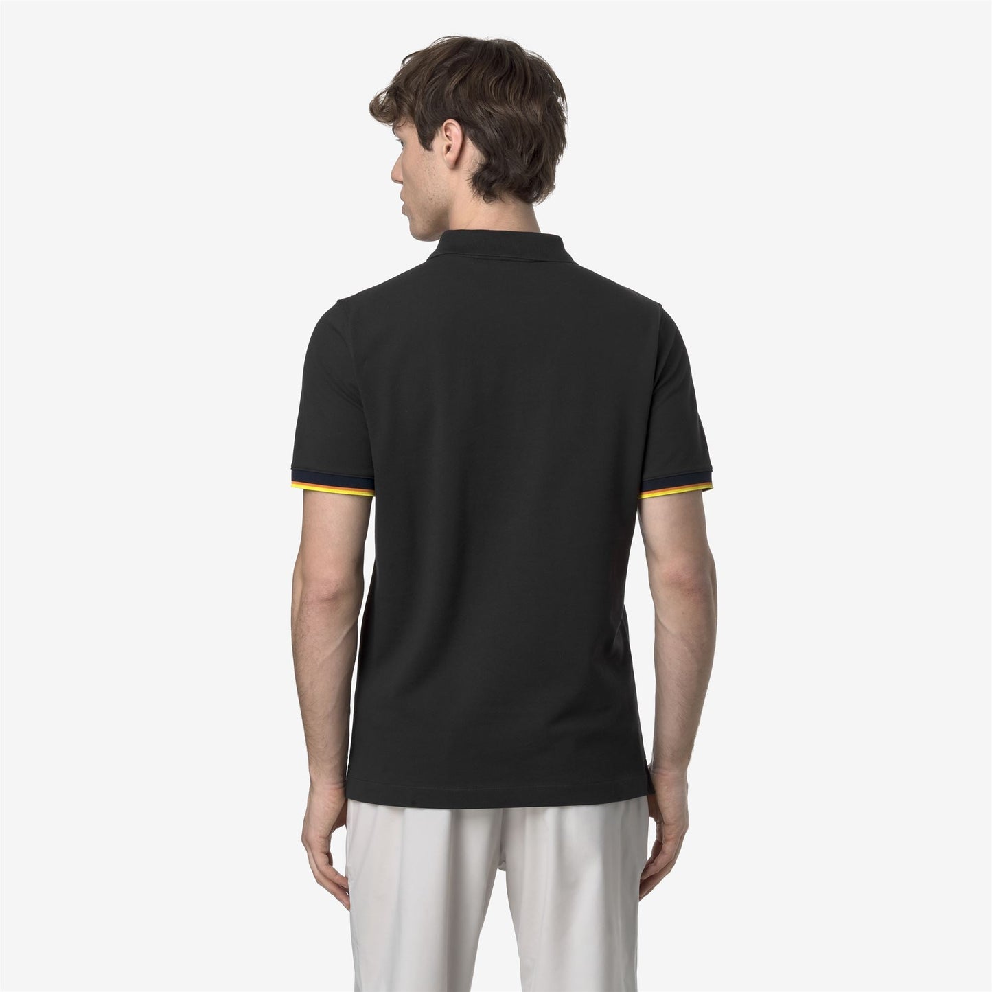 VINCENT PIQUE - Polo Shirts - Polo - MAN - BLACK PURE