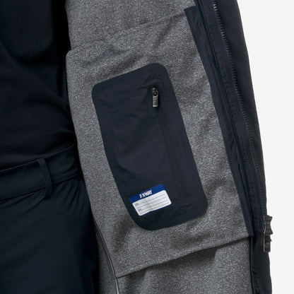 MONTAGUE BONDED JERSEY - Jackets - Long - MAN - BLUE DEPTH