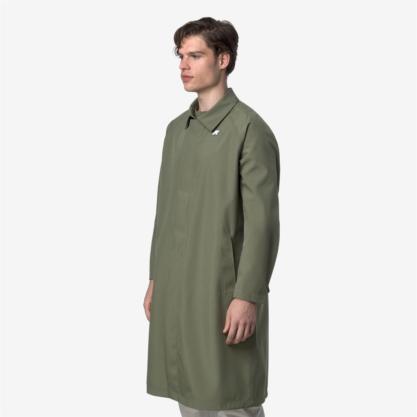 MONTAGUE BONDED JERSEY - Jackets - Long - MAN - GREEN LICHEN