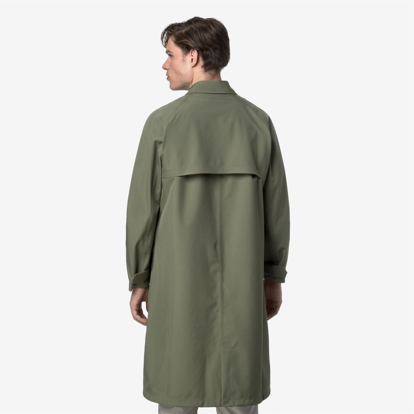 MONTAGUE BONDED JERSEY - Jackets - Long - MAN - GREEN LICHEN