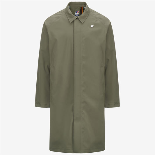 MONTAGUE BONDED JERSEY - Jackets - Long - MAN - GREEN LICHEN