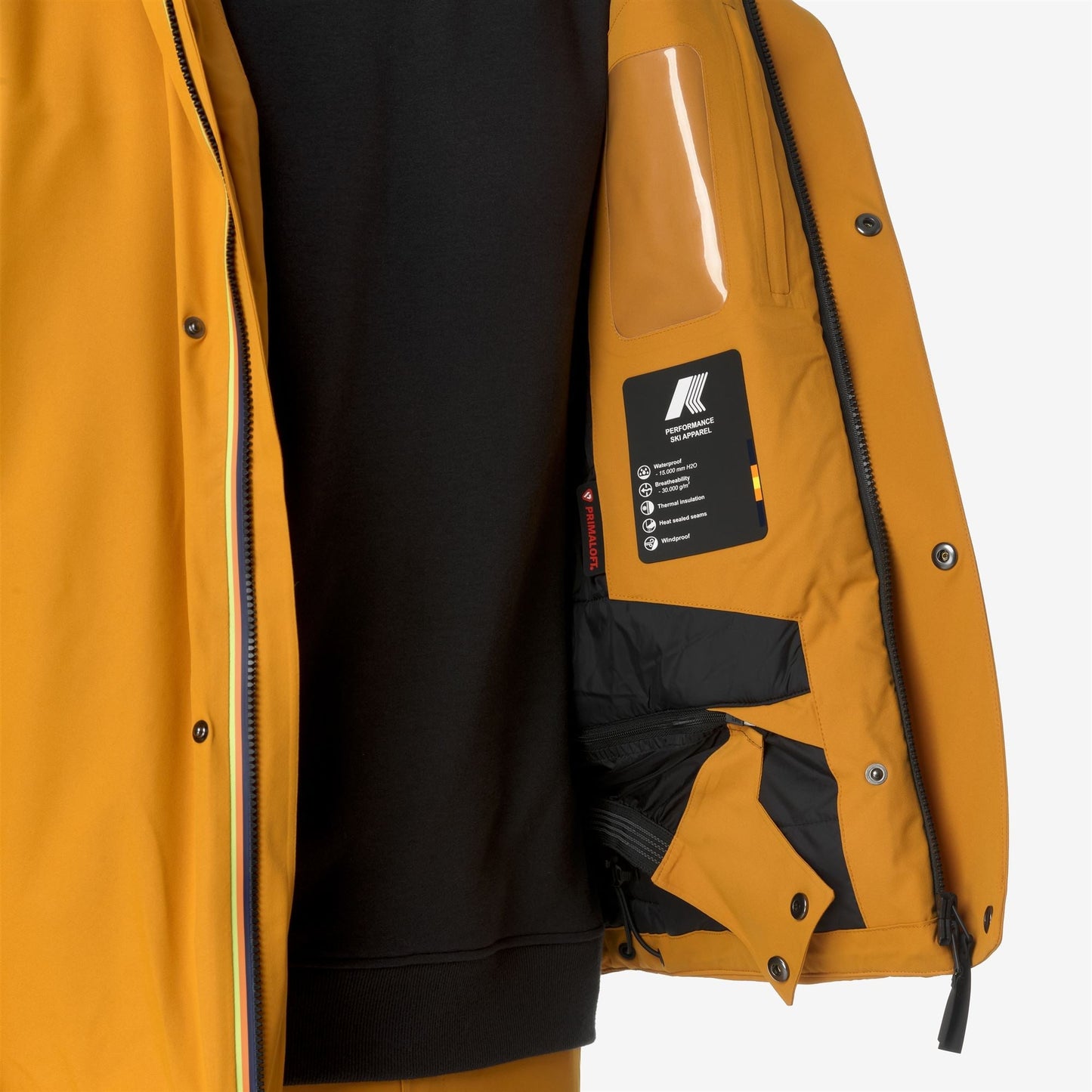 MALAMOT MICROTWILL 2L - Jackets - Mid - MAN - YELLOW INCA