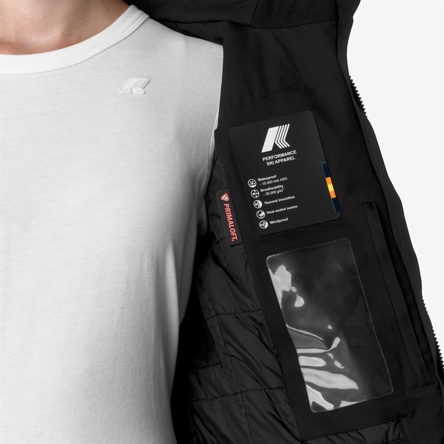 CHEVRIL MICROTWILL 2L - Jackets - Mid - WOMAN - BLACK PURE