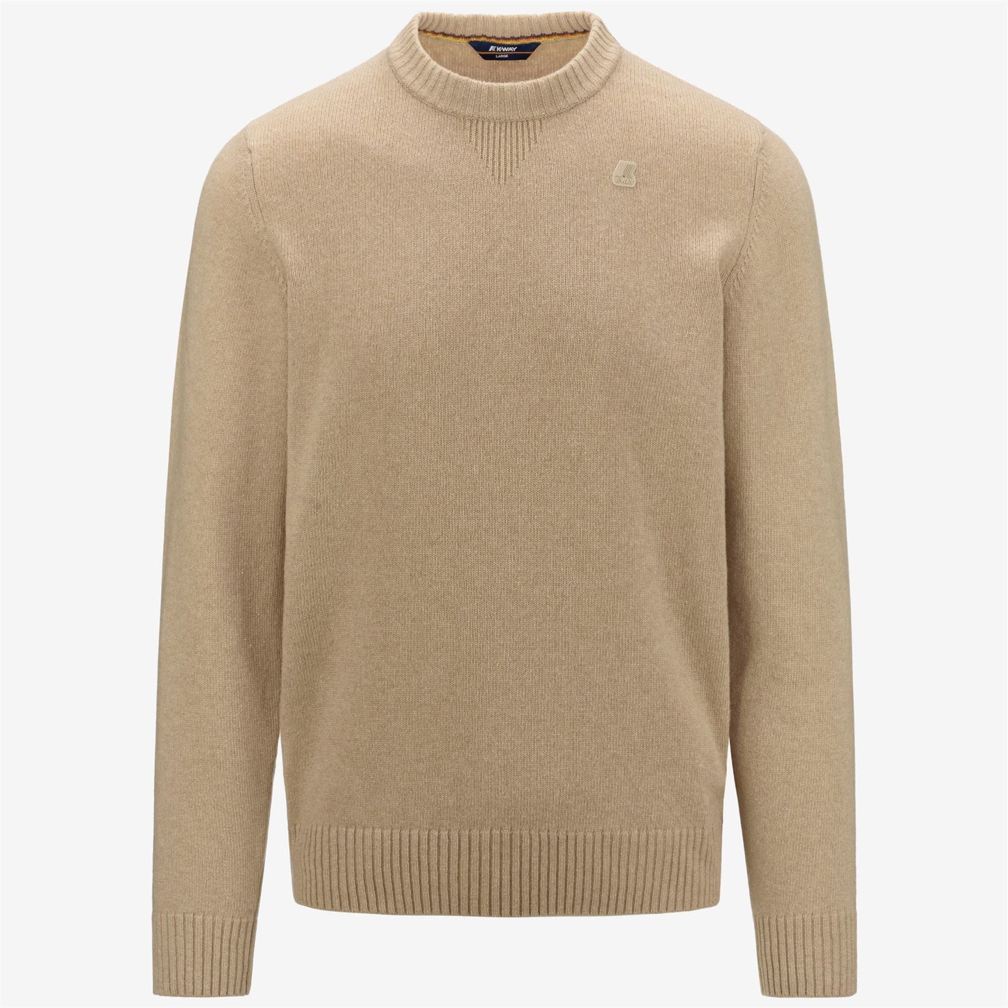 SEBASTIEN LAMBSWOOL - Knitwear - Pull  Over - MAN - BROWN TRAVERTINE