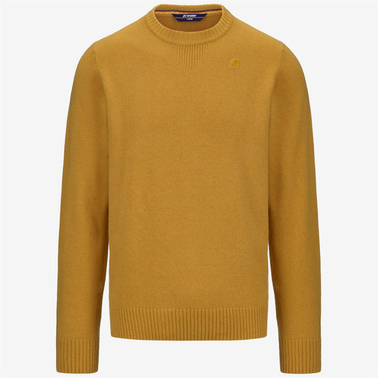 SEBASTIEN LAMBSWOOL - Knitwear - Pull  Over - MAN - YELLOW CAMEL
