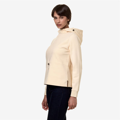 LOGAN INTERLOCK - Fleece - Jumper - WOMAN - BEIGE SHORTBREAD