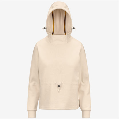 LOGAN INTERLOCK - Fleece - Jumper - WOMAN - BEIGE SHORTBREAD