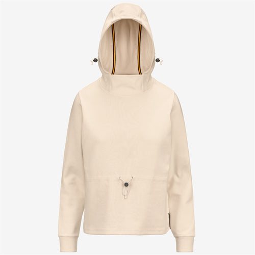 LOGAN INTERLOCK - Fleece - Jumper - WOMAN - BEIGE SHORTBREAD