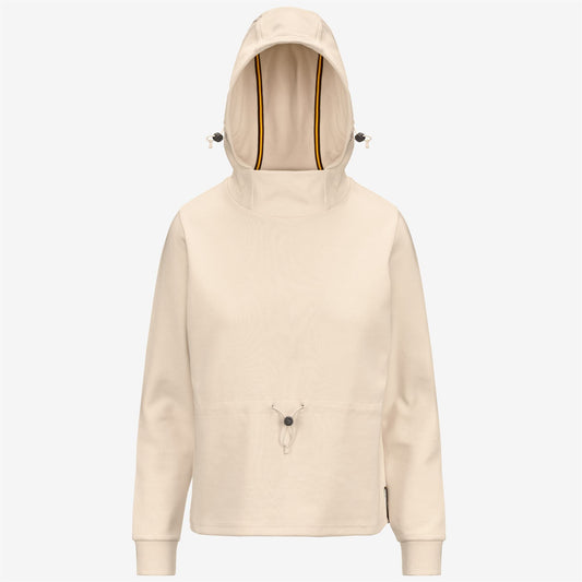 LOGAN INTERLOCK - Fleece - Jumper - WOMAN - BEIGE SHORTBREAD