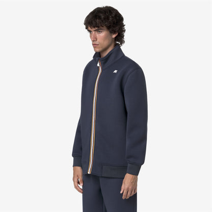 FINN SPACER - Fleece - Jacket - MAN - Blue Airforce