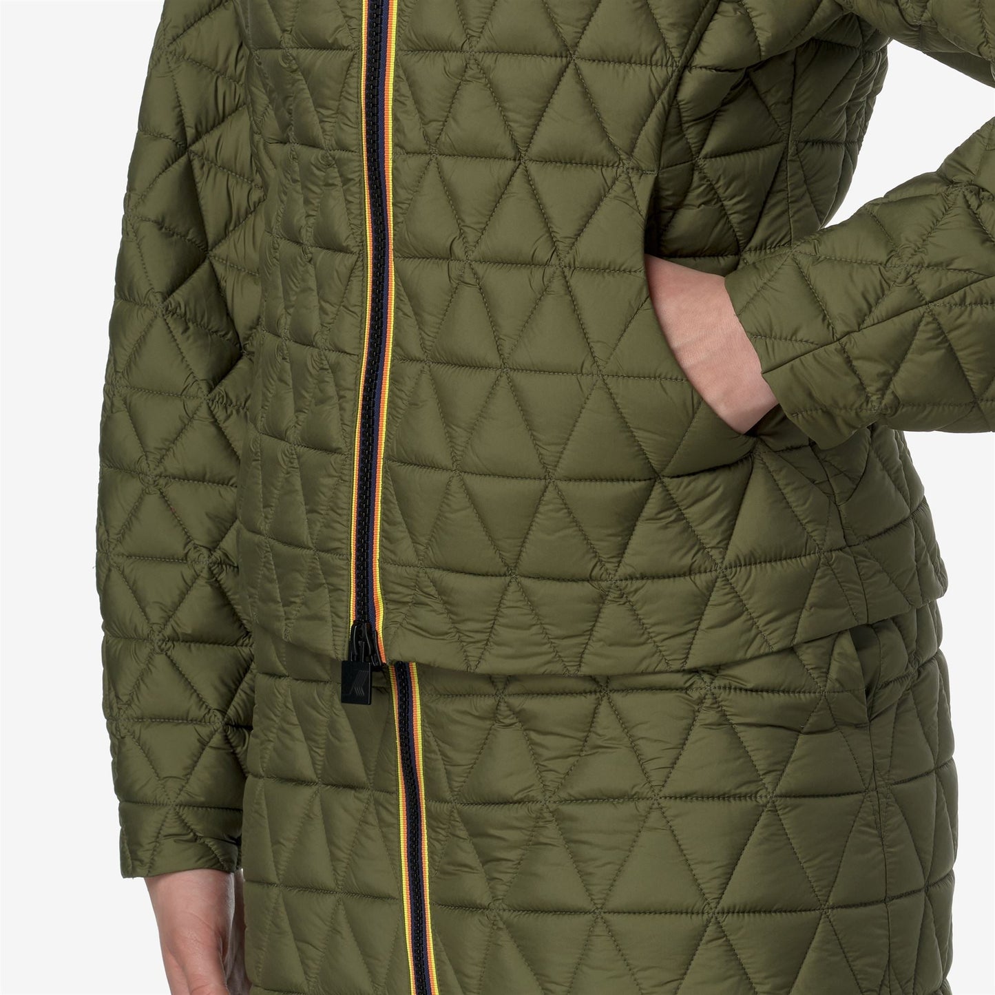 LILIN TECH THERMO LIGHT - Jackets - Short - WOMAN - GREEN WINTER
