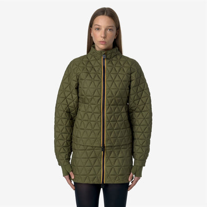 LILIN TECH THERMO LIGHT - Jackets - Short - WOMAN - GREEN WINTER