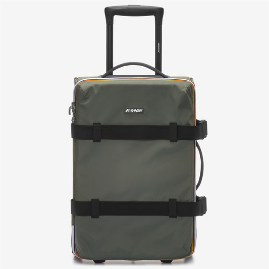 BLOSSAC S - Luggage Bags - Trolley - UNISEX - GREEN BLACKISH-BLACK PURE