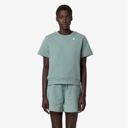 EMELETTE - T-ShirtsTop - T-Shirt - WOMAN - GREEN MOLD