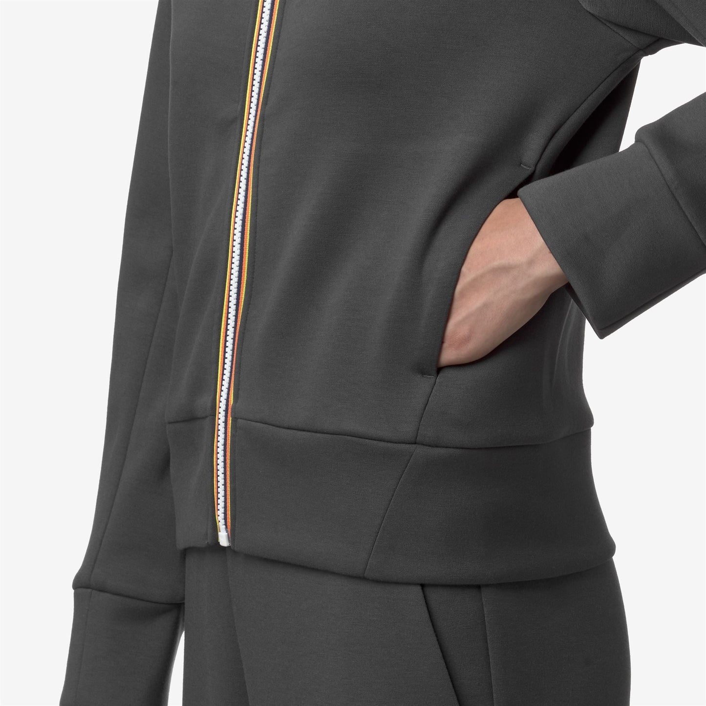 DIVINE LIGHT SPACER - Fleece - Jacket - WOMAN - Grey Shadow Dk