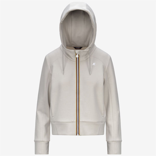 DIVINE LIGHT SPACER - Fleece - Jacket - WOMAN - BEIGE LT