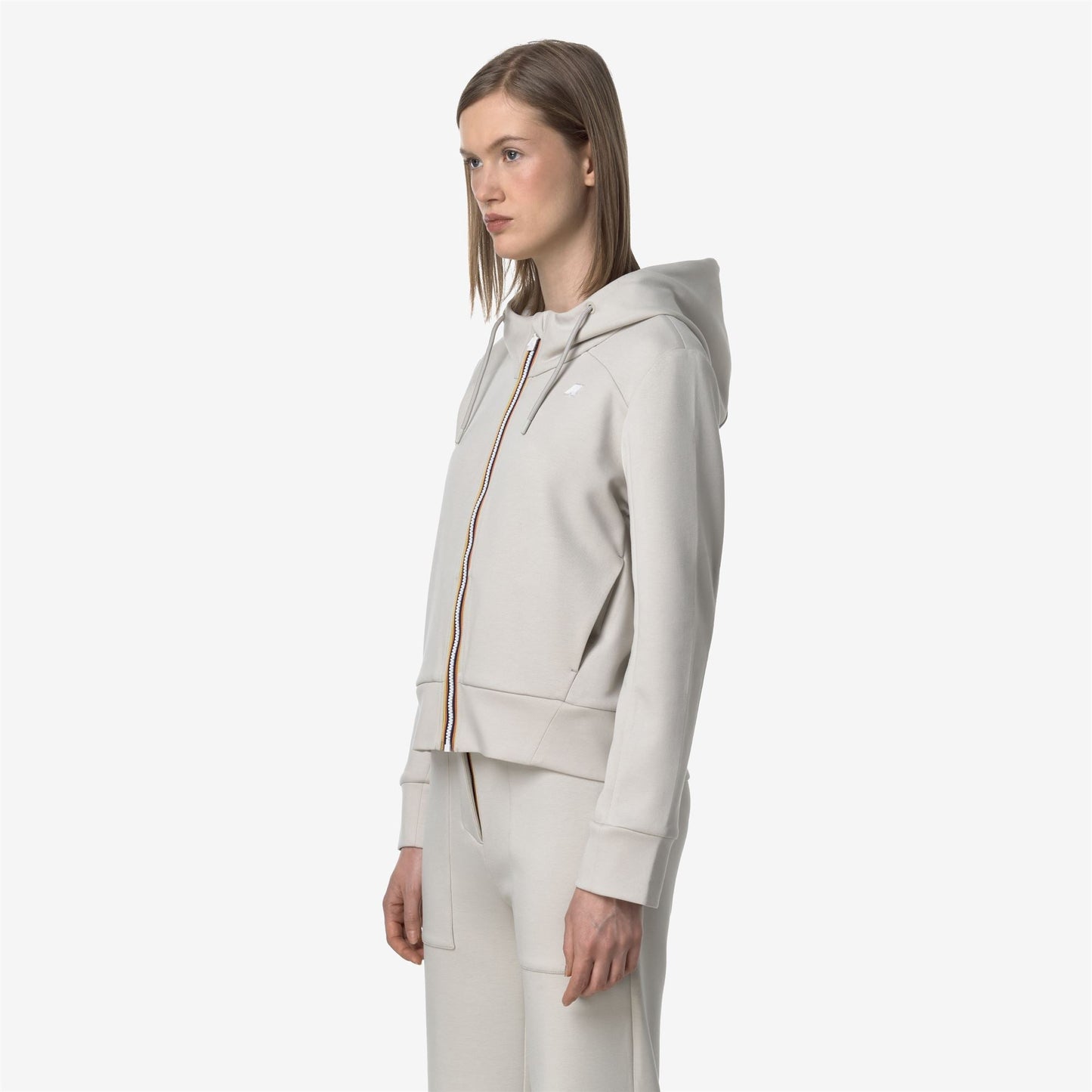 DIVINE LIGHT SPACER - Fleece - Jacket - WOMAN - BEIGE LT