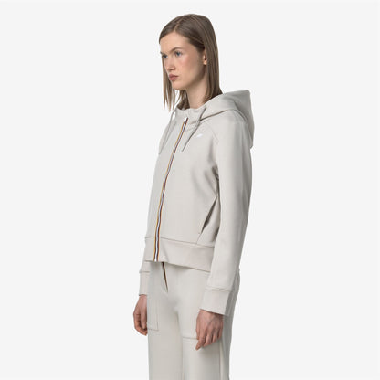 DIVINE LIGHT SPACER - Fleece - Jacket - WOMAN - BEIGE LT