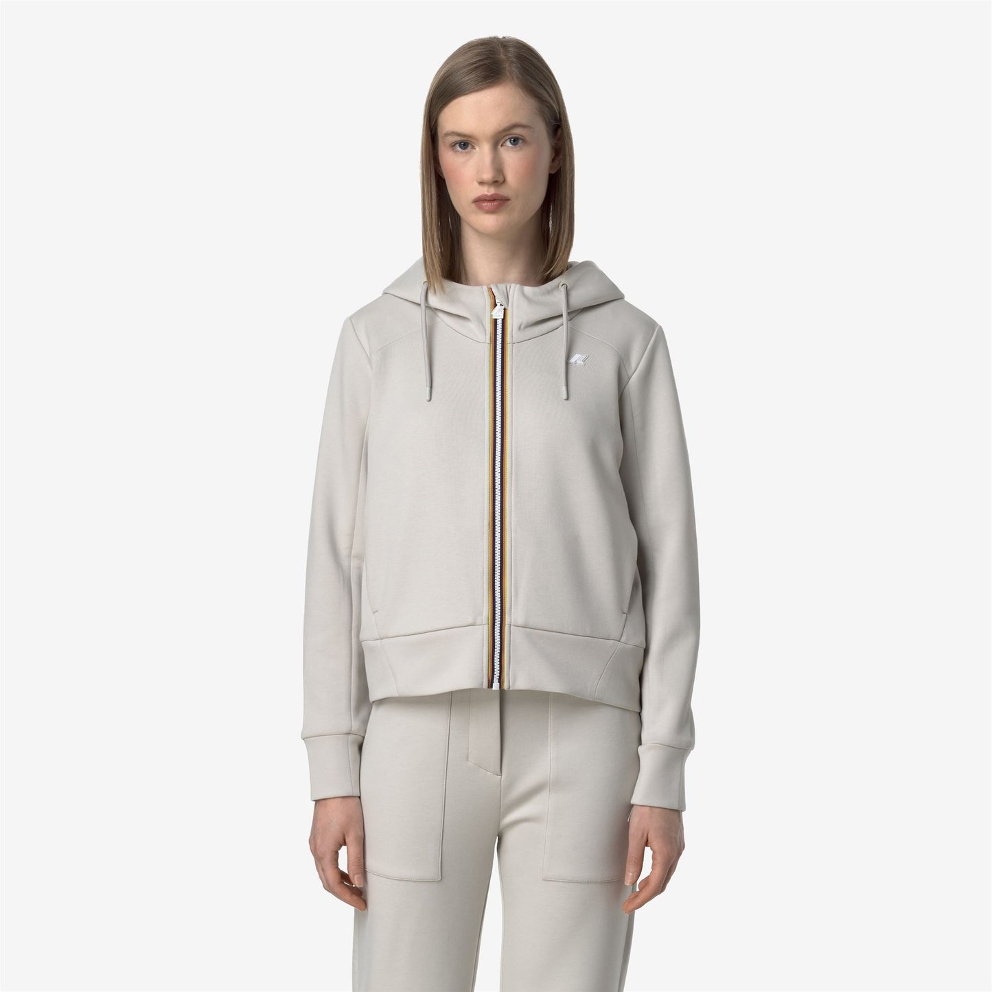 DIVINE LIGHT SPACER - Fleece - Jacket - WOMAN - BEIGE LT