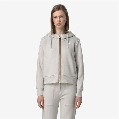 DIVINE LIGHT SPACER - Fleece - Jacket - WOMAN - BEIGE LT