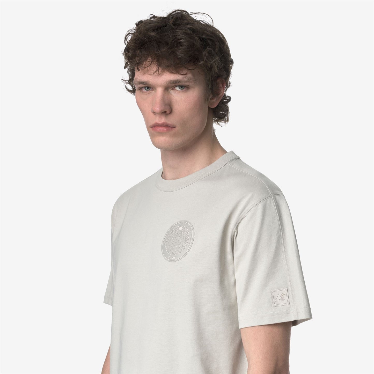 FANTOME CHEST LABEL - T-ShirtsTop - T-Shirt - MAN - BEIGE LT