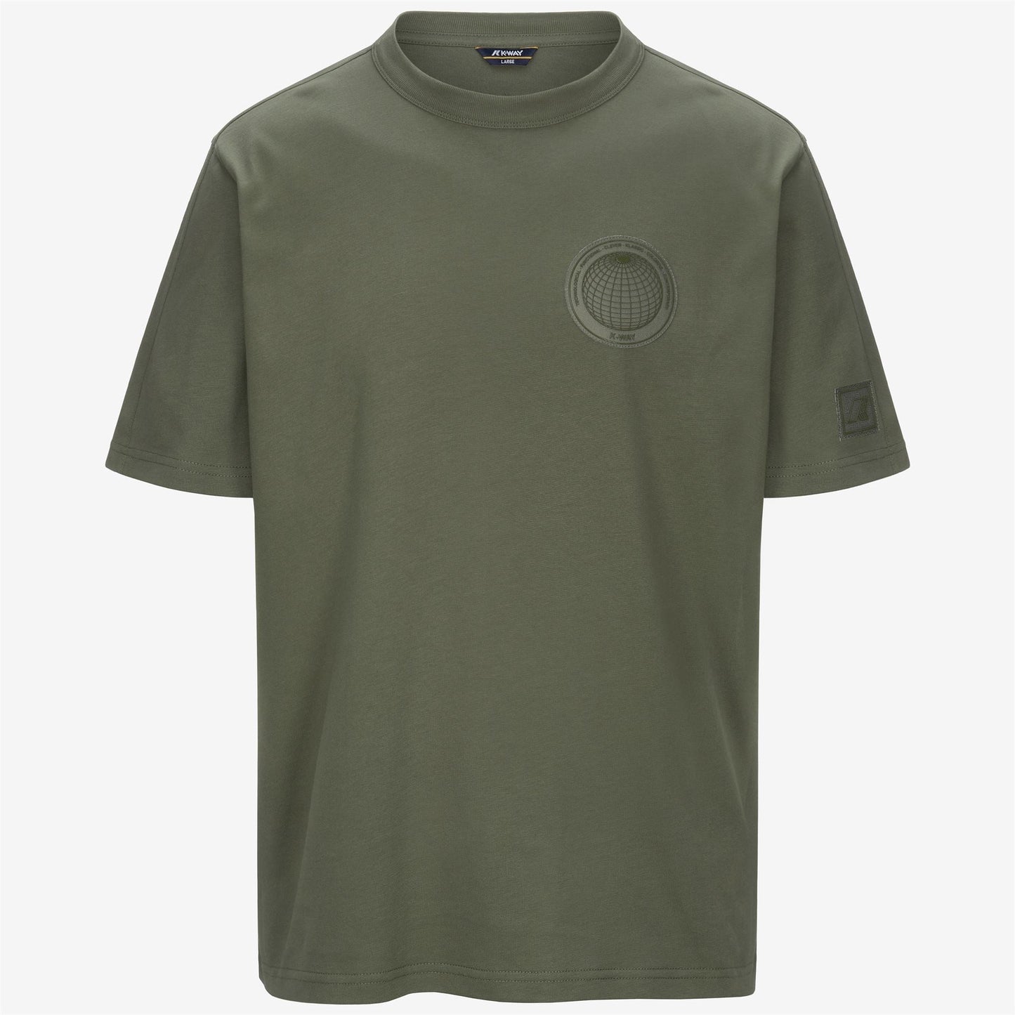 FANTOME CHEST LABEL - T-ShirtsTop - T-Shirt - MAN - GREEN LICHEN