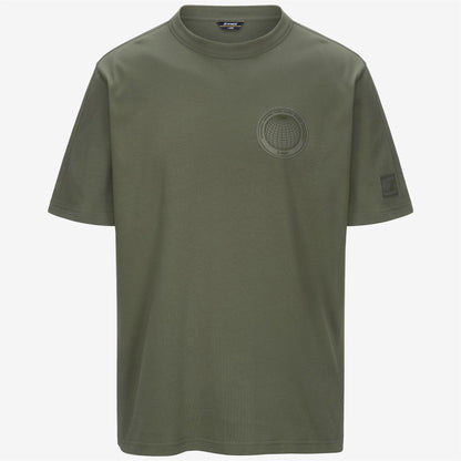 FANTOME CHEST LABEL - T-ShirtsTop - T-Shirt - MAN - GREEN LICHEN