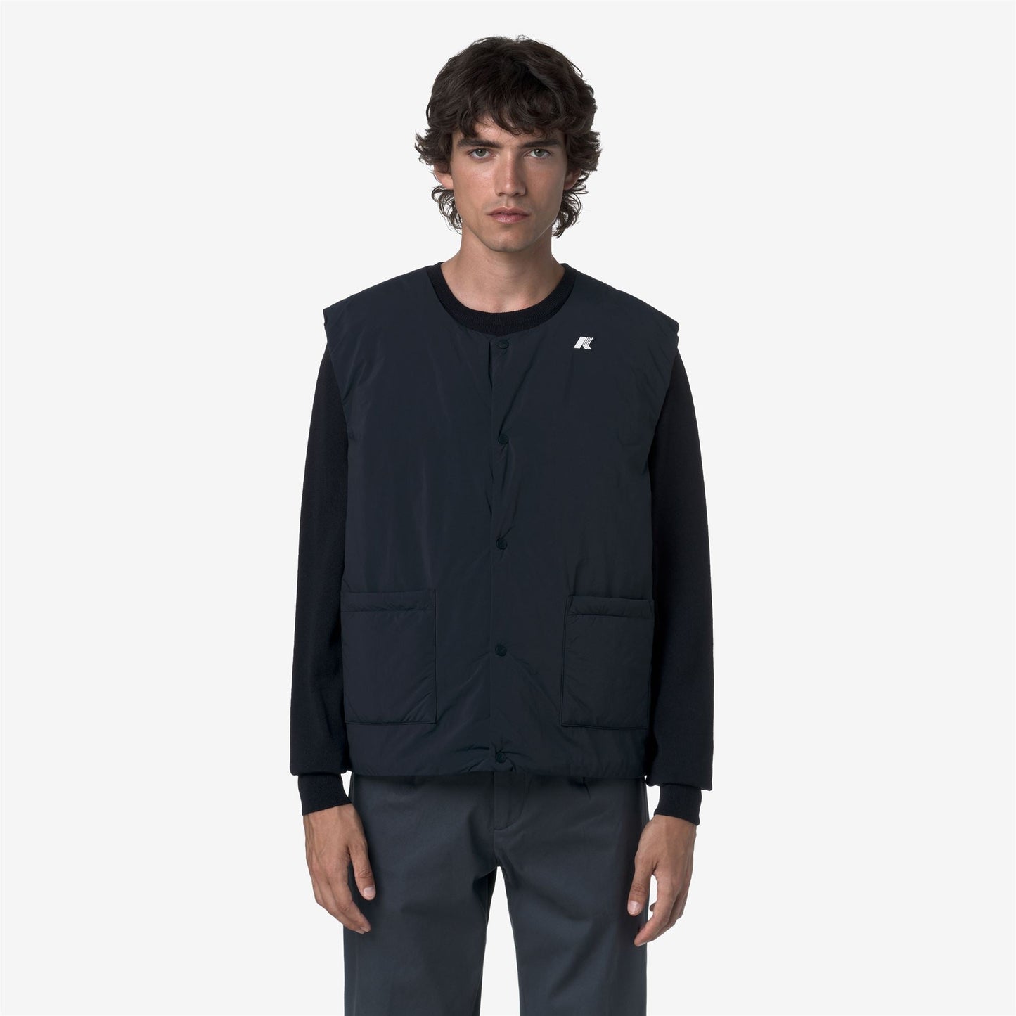 VALTY PLAIN WARM - Jackets - Vest - MAN - Blue Depth