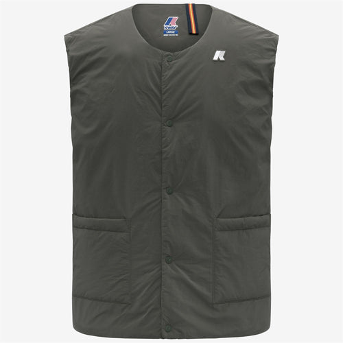 VALTY PLAIN WARM - Jackets - Vest - MAN - GREEN BLACKISH