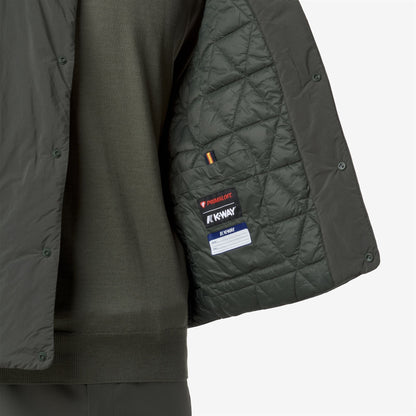 VALTY PLAIN WARM - Jackets - Vest - MAN - GREEN BLACKISH