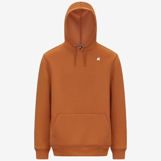 BERNIE SPACER - Fleece - Pull  Over - MAN - Orange Adobe