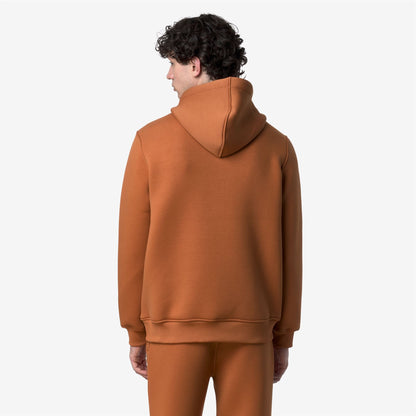 BERNIE SPACER - Fleece - Pull  Over - MAN - Orange Adobe