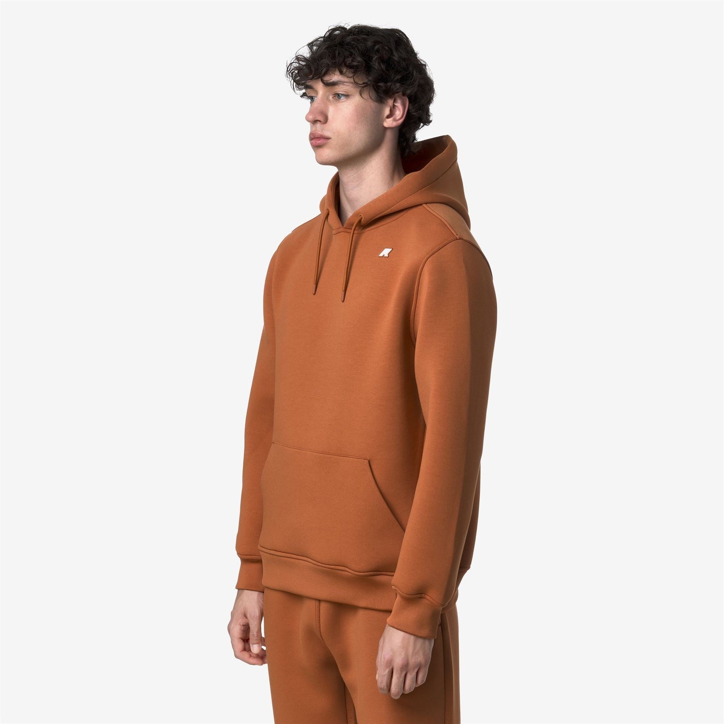 BERNIE SPACER - Fleece - Pull  Over - MAN - Orange Adobe