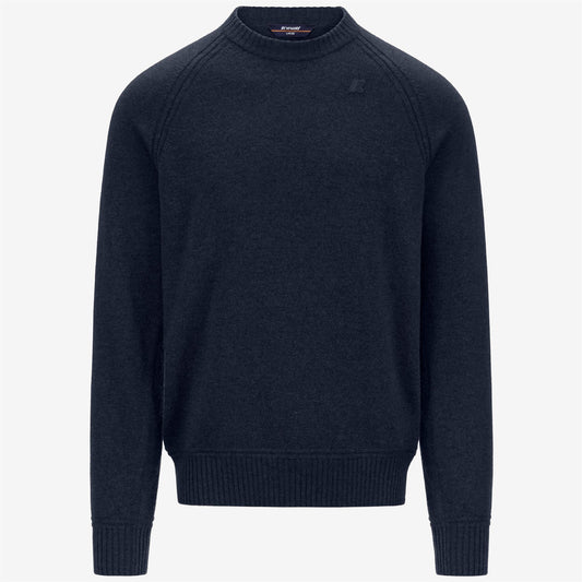 SEBAS WOOL CASHMERE - Knitwear - Pull  Over - MAN - Blue Depth