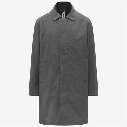 POIROL 3L WOOL - Jackets - 3/4 LENGTH - MAN - Grey Shadow Dk GRISAILLE