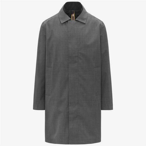 POIROL 3L WOOL - Jackets - 3/4 LENGTH - MAN - Grey Shadow Dk GRISAILLE