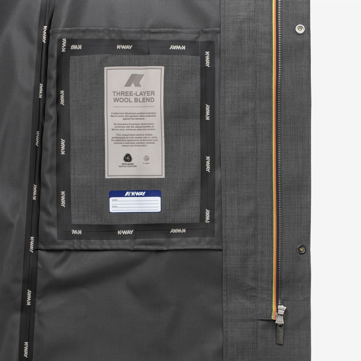 POIROL 3L WOOL - Jackets - 3/4 LENGTH - MAN - Grey Shadow Dk GRISAILLE