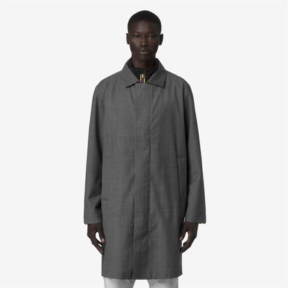 POIROL 3L WOOL - Jackets - 3/4 LENGTH - MAN - Grey Shadow Dk GRISAILLE