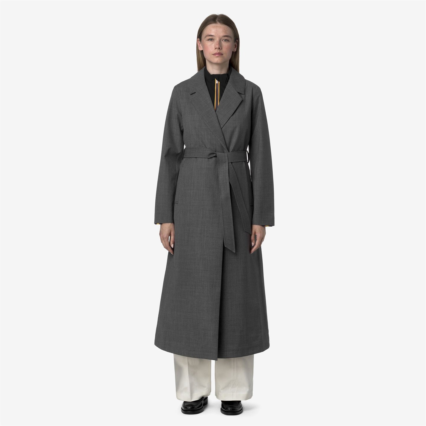 JORANCE 3L WOOL GRISAILLE - Jackets - Long - WOMAN - Grey Shadow Dk GRISAILLE