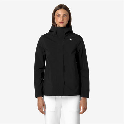 MADALINA BONDED - Jackets - Mid - WOMAN - BLACK-BLUE DEPTH