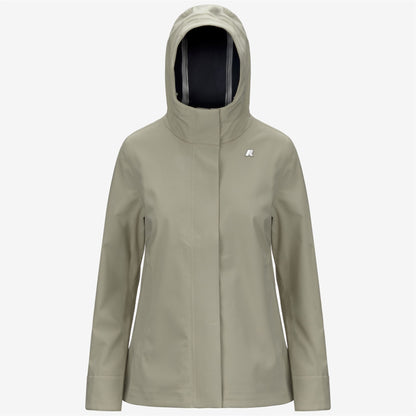 MADALINA BONDED - Jackets - Mid - WOMAN - Green Oak-Blue Depth