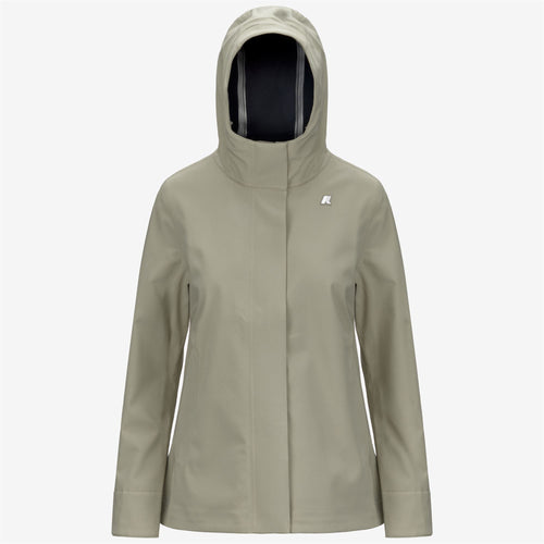 MADALINA BONDED - Jackets - Mid - WOMAN - Green Oak-Blue Depth