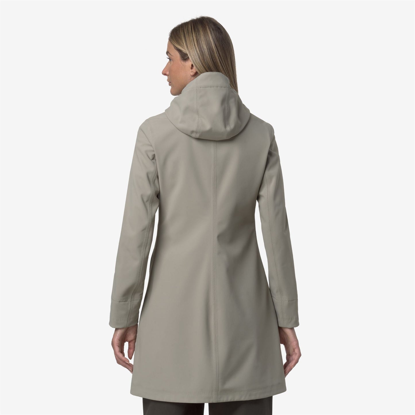 STEPHY BONDED - Jackets - 3/4 LENGTH - WOMAN - Green Oak-Blue Depth